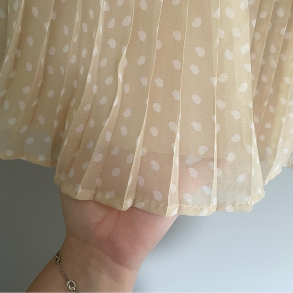 Beautiful Polkadot Skirt | Lined | Side Zip Closure | Deep Pockets | XS - Picture 5 of 8